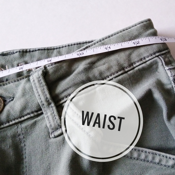 American Eagle Hi-Rise Jegging 4 olive green Khaki - Picture 4 of 11